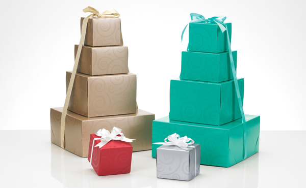 Designer Swirls Gift Boxes